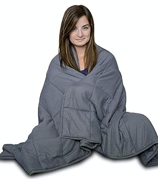 CuddleBug Therapiedecke Gewichtsdecke - Schwere Decke für Erwachsene/Jugendliche Für Besseren Schlaf, Größe: 122 x 183 cm, 7 