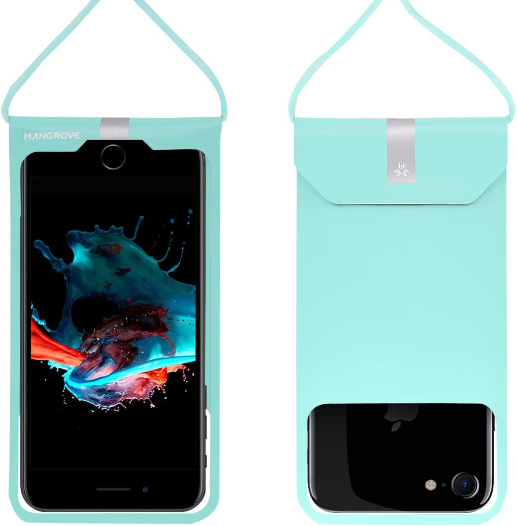 Universal Waterproof Phone Pouch for iPhone Xs, XS Max, XR, 8 Plus, 8, 7 Plus, 7, Samsung Galaxy S10 Plus, S9, Note 9, S8, Note 8 Cellphone Water Dry Bag up to 6.5 Inch