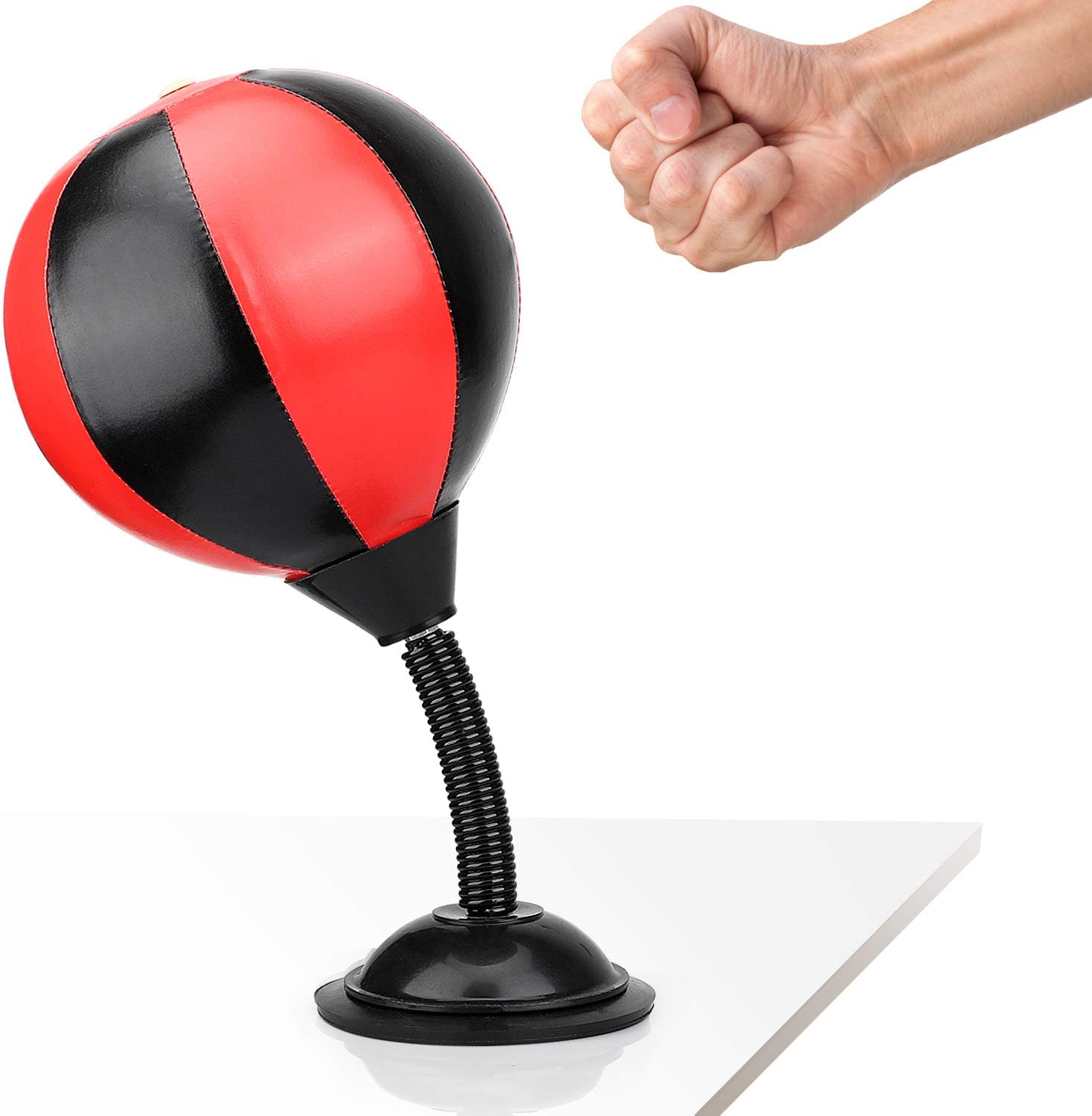 JYBZ New Desktop Punching Bag with Strongest Suction Cup Heavy Duty