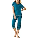 Latuza Women's Viscose Capri Lounge Pajama Set