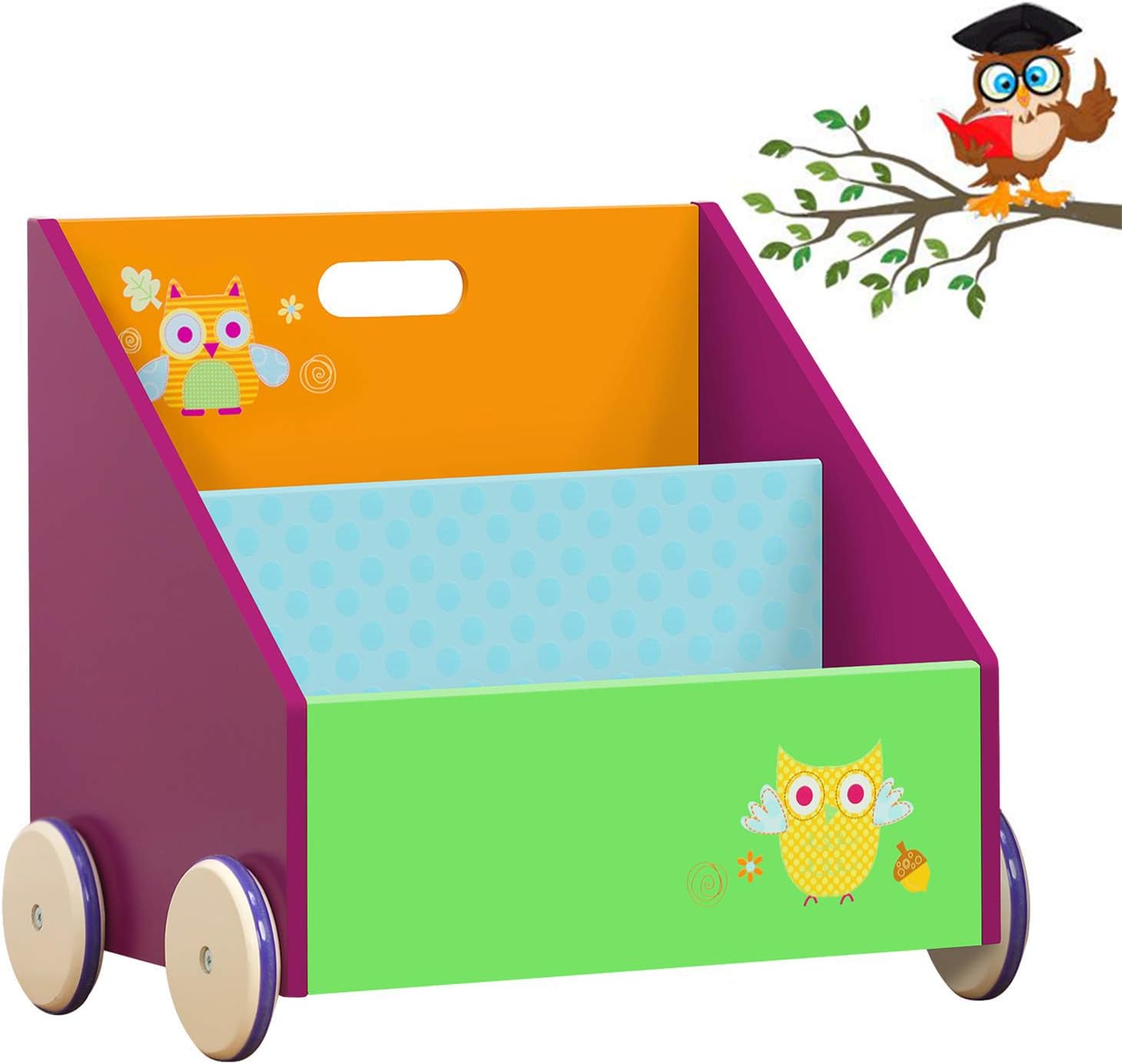 labebe Libreria Bambini Montessoriana，Scaffale Legno Giocattoli