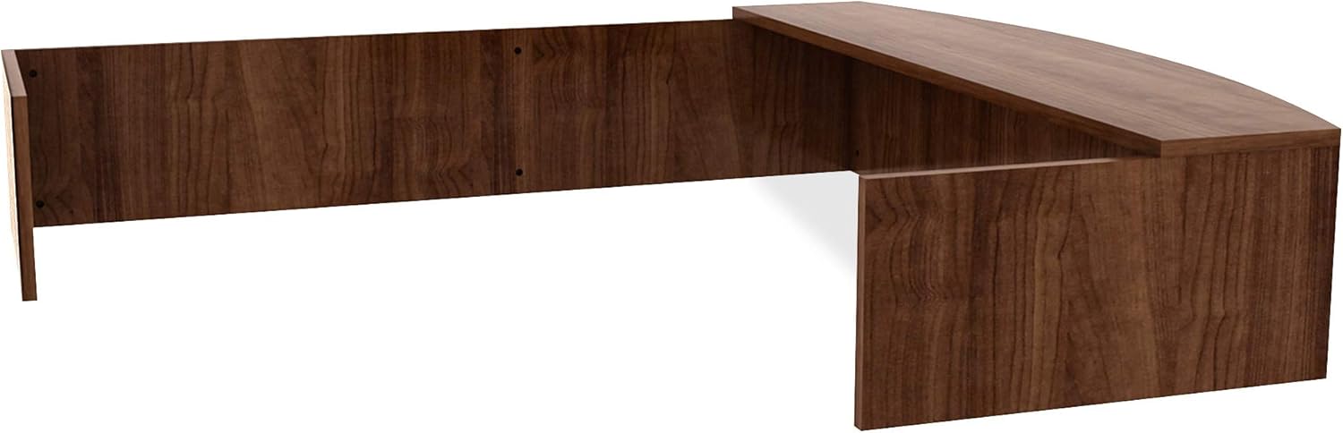 Lorell Essentials Reception Desk, Walnut Laminate: Furniture & Decor