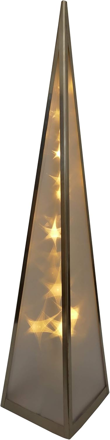 Amazon.de: Pyramiden mit Hologramm für Weihnachten Deko innen Fenster