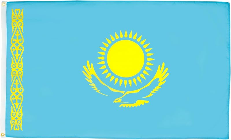 AZ FLAG Kazakhstan Flag 2x3 ft 100D Polyester with 2 Brass Grommets