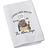 LOTR Movies Fan Dish Cloths H Fans Meat's Back On The Menu Kitchen Towel Literary Book Lover New Home Gift (Menu Boys)