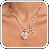 Zurlcdye Mustard Seed Necklace for Women Dainty Chunky Gold Chain Charm Trendy Statement Necklace Faith Birthday Christmas Gifts Jewelry Gifts