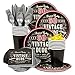 Costume Supercenter BBKIT696 Vintage Dude 50th Birthday Party Standard Tableware Kit