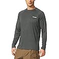 baleaf Men's Sun Protection Shirts UV SPF UPF 50+ Long Sleeve Rash Guard Fishing Running Quick Dry Lightweight