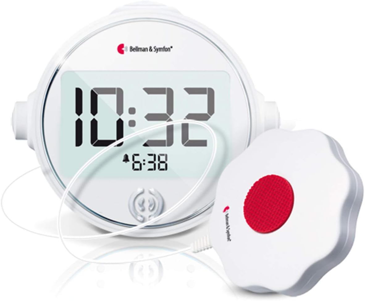 Hearing Impaired Alarm Clock w/ Bed Shaker Amazon.co.uk Kitchen & Home