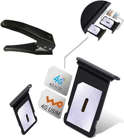 Amazon Com Dual Sim Card Adapter Sets For Iphone X 8 7 6s 6 Plus Gvkvgih Switch 2 Sim Cards In 1 Phone Dual Sims Single Standby Adapter