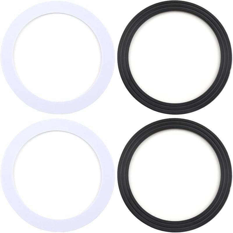 tinshow 4 PCS Sink Plug Rubber Seal 110mm O Ring Gasket Set Kitchen Bath Waste