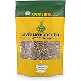 Liver Detox Tea | USDA Organic (4 oz) by SpeedyVite - Cleanses, Supports Liver, Gallbladder Health with Dandelion Leaf, Fennel, Ginger and more