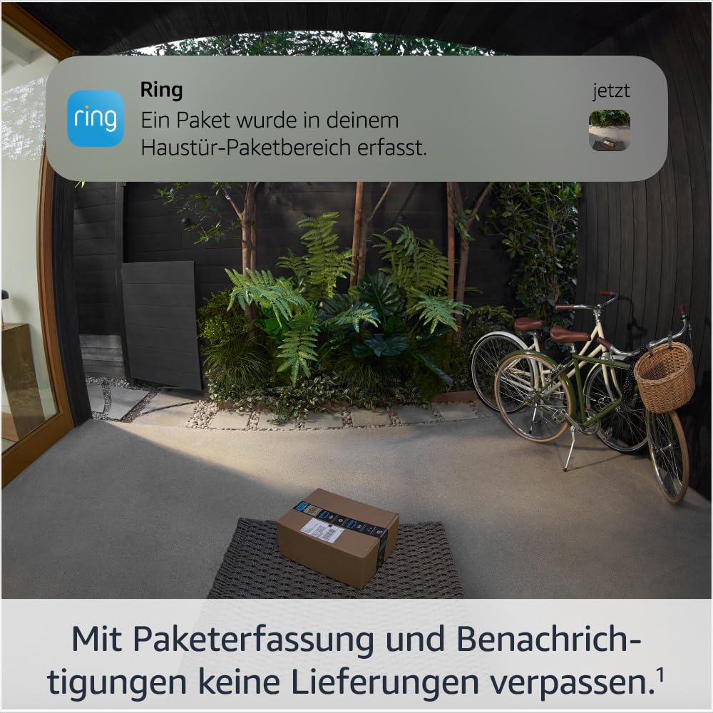Ring Akku-Videotürklingel Pro (Battery Video Doorbell Pro) + Ring Solarladegerät (2. Generation) | Kabellose Videotürklingel und Sicherheitskamera 2