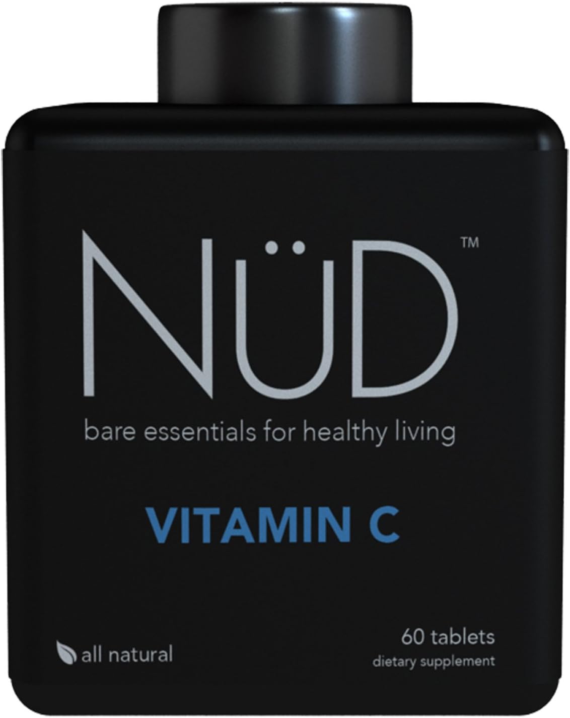 Vitamin C 1000mg All-Natural Supplement - Best for Skin Care, Brain & Memory, Bones & Ligaments - Powerful Antioxidant and Immune System Booster - Ascorbic Acid, 60 Capsules