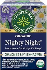Traditional Medicinals Organic Nighty Night Tea, 16 Tea Bags (Pack of 1)
