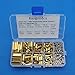 Raogoodcx 320Pcs M2.5 Male Female Brass Spacer Standoff Screw 6mm 10mm 15mm 20mm Nut Assortment Kit