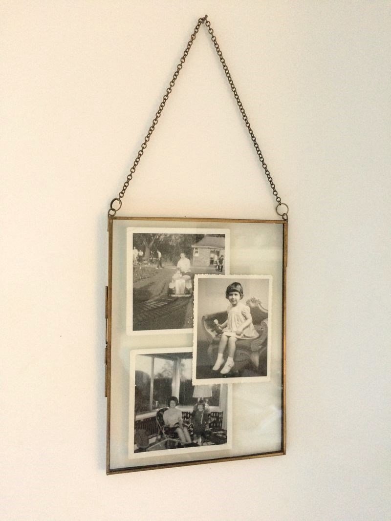 Photo Frame Multi Picture Frame 7 x 5 Brass Metal Wall Mounted Hanging
