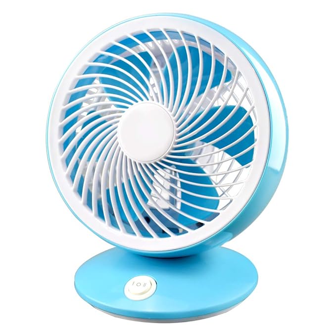 AirArtDeco 6 Inch USB Portable Desk Fan, 2Speed Control