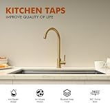 GRIFEMA G4008Y Golden Kitchen Tap 360° Swivel Spout Hot Cold Mixer view 2