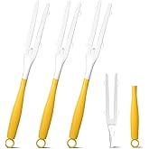 3-Pack Yellow Duster Handle Compatible with Swiffer Duster Refill,Detachable Replacement Cleaning Pole
