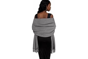 RUI VTRON Womens Winter Scarf Pashmina Shawls and Wraps for Evening Dresses Warm Blanket Scarf for Wedding