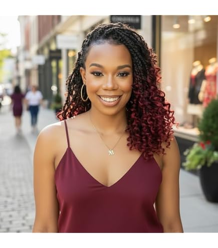 Amazon.com : Beverlee 24 Inch Boho Box Braids 8 Packs Goddess Box