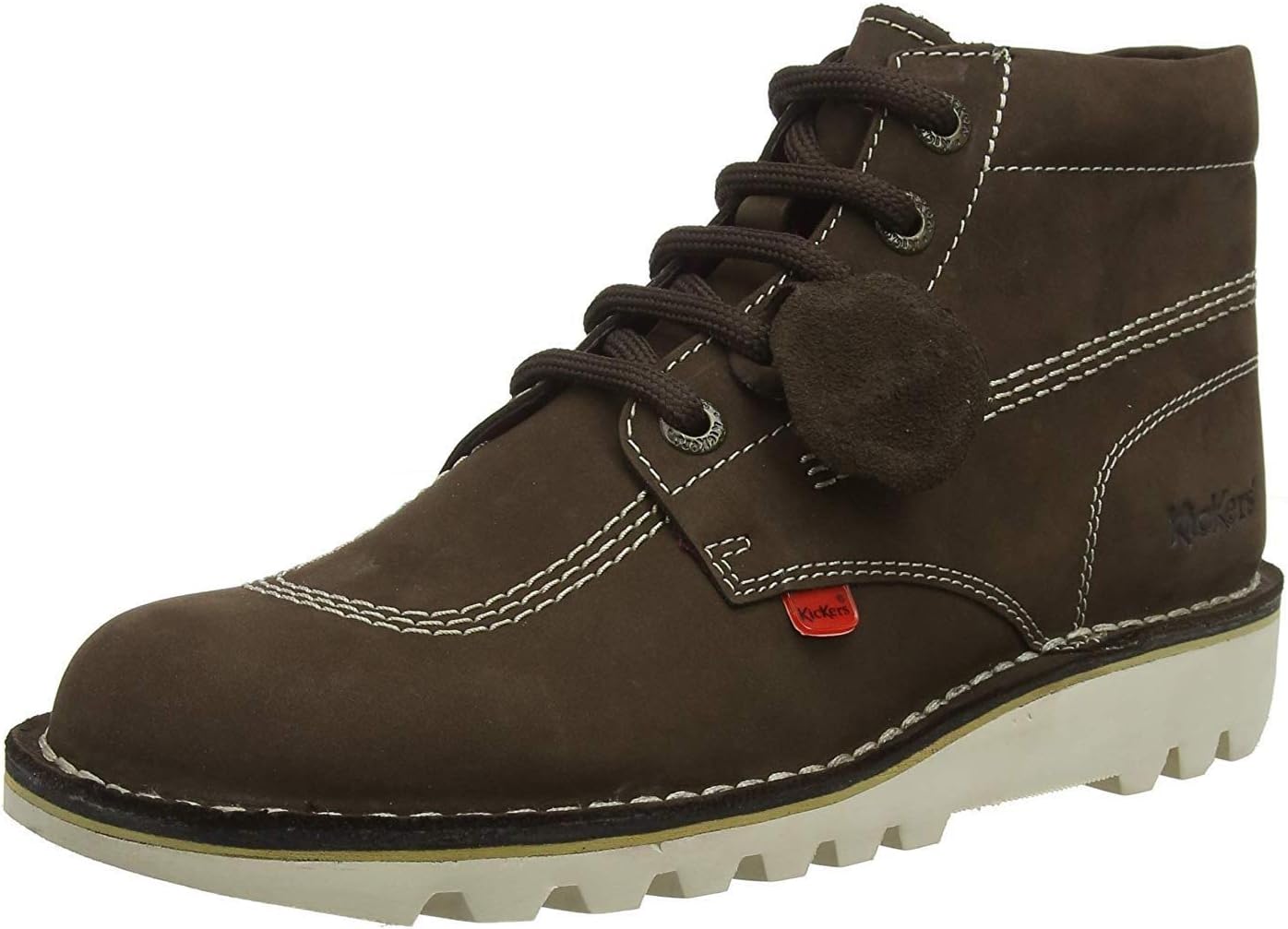Kickers Kick Hi Core Dark Brown Suede Mens Boots
