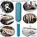 Lint Brush - Pet Hair Remover Brush - Dog & Cat Fur Remover with Self-Cleaning Base - Efficient Double Sided Animal Hair Removal Tool - Perfect for Clothing, Furniture, Couch, Carpet, Car Seat- Bonus