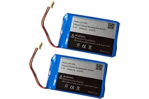 GYMIN 3.7v 1800mAh Battery for PS4 Controller Battery Replacement LIP1522 1000mAh Bateries Pack (Cuh-ZCT1U Battery 2Pack)