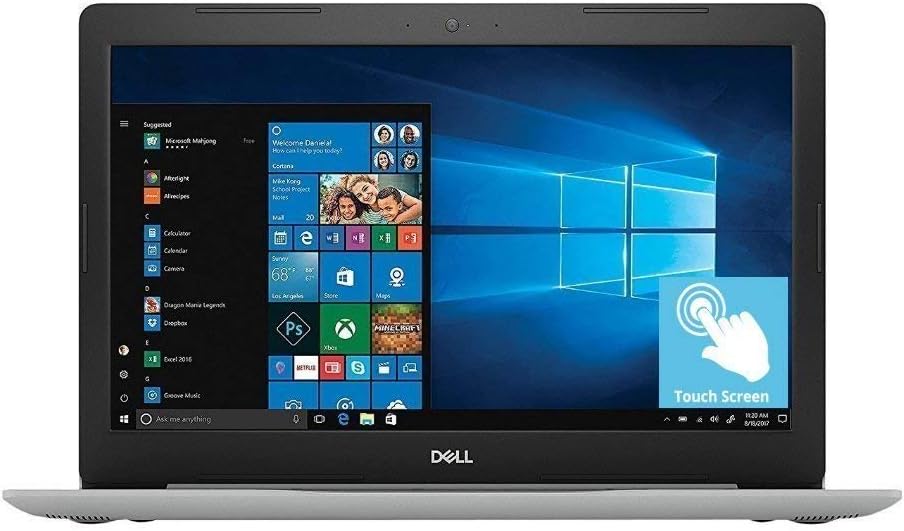 Dell Inspiron 15 FHD 15.6" IPS Touchscreen Display Premium Laptop | AMD Ryzen 5 Quad-Core | 8GB DDR4 | 512GB SSD Boot + 1TB HDD | AMD Radeon Vega 8 | Backlit Keyboard | Windows 10