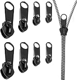 JOYVOX 8Pcs Zipper Pull Replacement Set - Durable Zinc Alloy Repair Kit view 2