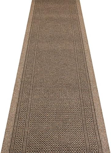 Aztec Light Brown - Long Hall & Stair Carpet Runner