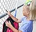 Athletico Youth Baseball Bag - Bat Backpack for Baseball, T-Ball & Softball Equipment & Gear | Holds Bat, Helmet, Glove | Fence Hook (Pink)