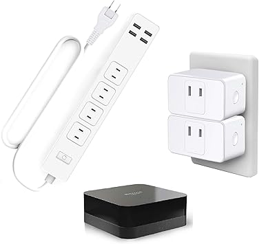 Amazon Co Jp Meross スマートホーム人気パック3点セット スマートプラグ Wifiスマートコンセント 2個セット スマート電源タップ スマートプラグ 4 4 Ac差し込み口 Usbポート スマートマルチリモコン 学習リモコン スマートリモコン 家電コントロール Alexa