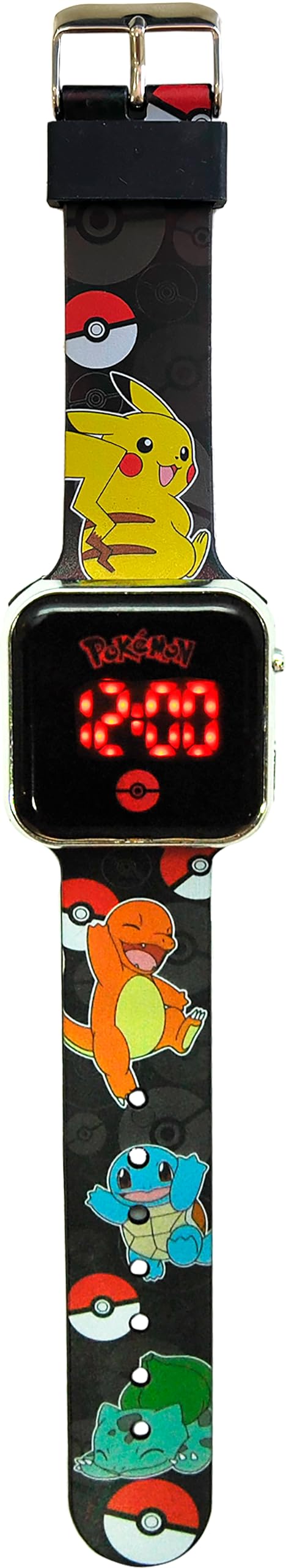 Nintendo Kids Euroswan Pokemon LED Calendar Watch POK4322