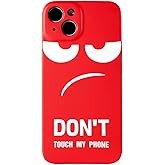 Imcooerkez Case for iPhone 13 for Kids Teen Boys Girls, Slim Fit Matte Design Pattern Cool Fun iPhone13 Soft Phone Cover (DontRed-6, iPhone 13)