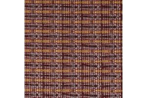 Mojotone American F- Style Oxblood with Gold Stripe Grill Cloth 36" Wide