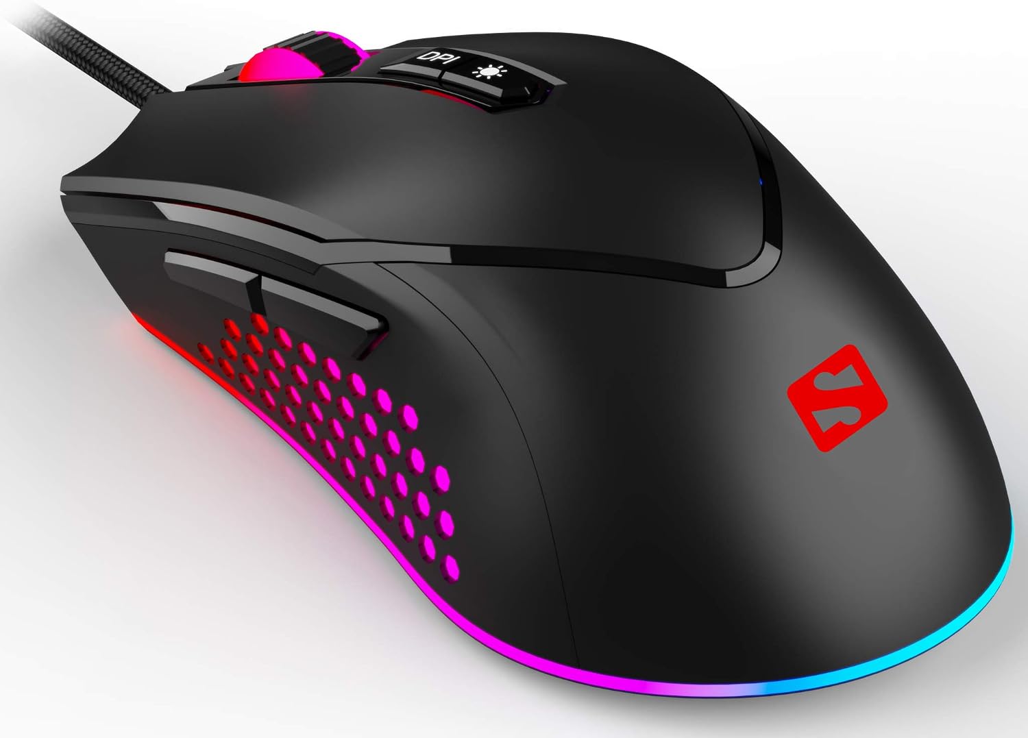 Sandberg Azazinator Mouse 6400, Schwarz