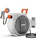 VEVOR Retractable Garden Hose Reel, 1/2 Inch x 65