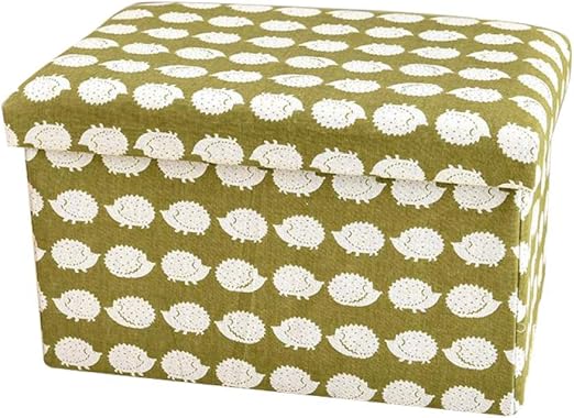 HMEIGUI Taburete de Almacenamiento Reposapiés Cuadrados Puff reposapies