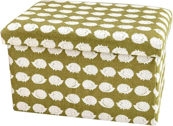 HMEIGUI Taburete de Almacenamiento Reposapiés Cuadrados Puff reposapies