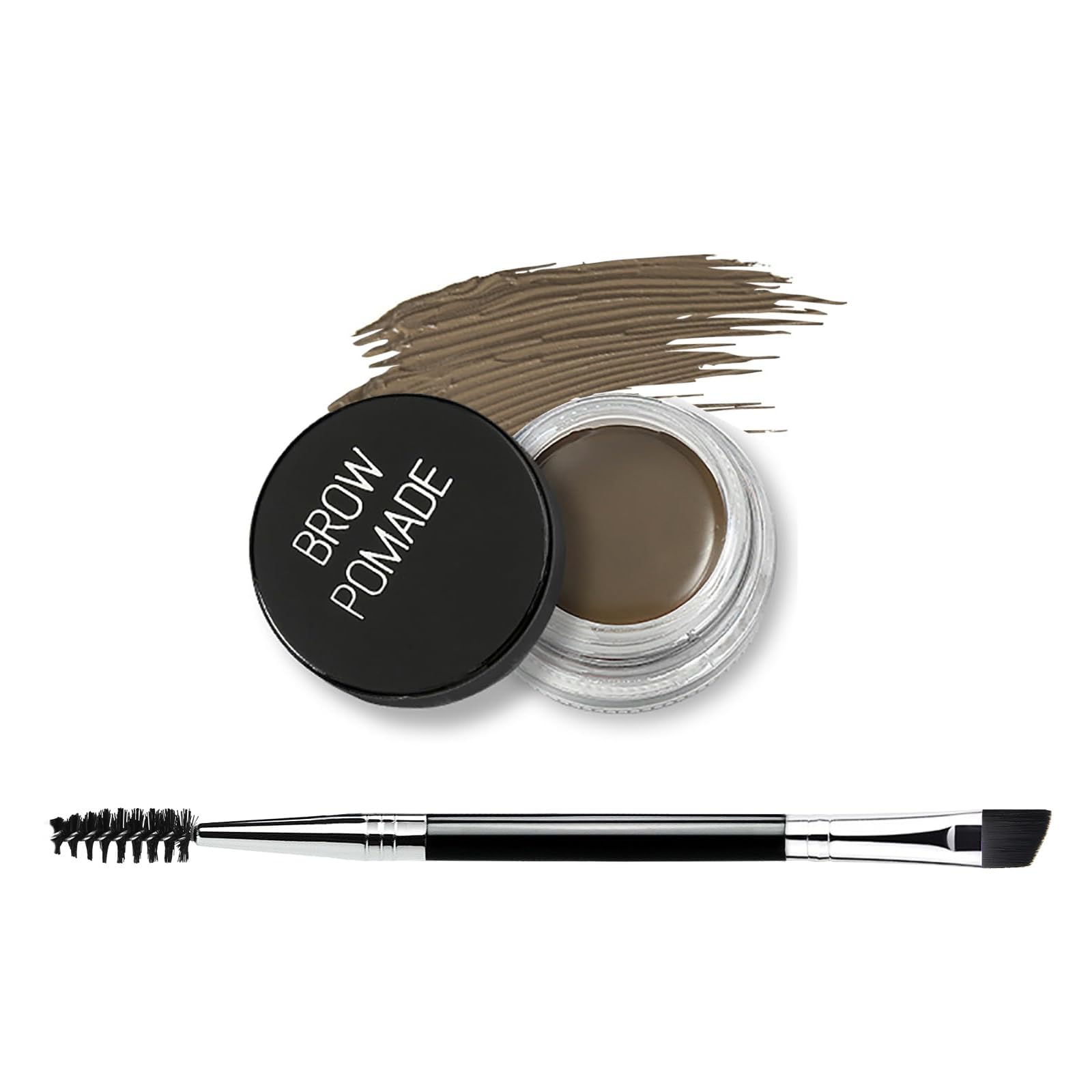 Brow Pomade Waterproof, Eyebrow Pomade Gel, ​Highly Pigmented,For Eye Brow MakeUp Versatile, Defines, Sculpts, Shades,Contours(03 SOFT BROWN)
