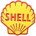 SHELL Motor Oil Fuel Gas Gasoline Station Logo Sign Sponsor Motorsport Racing Biker Team Patch Iron on Applique Embroidered T shirt Jacket Costume BY SURAPAN