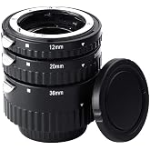 Mcoplus Extnp Auto Focus Macro Extension Tube Set (12mm 20mm 36mm) for Nikon AF AF-S DX FX SLR Cameras