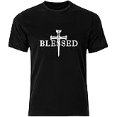 cobaba Christian Jesus Graphic Tees T Shirts for Men