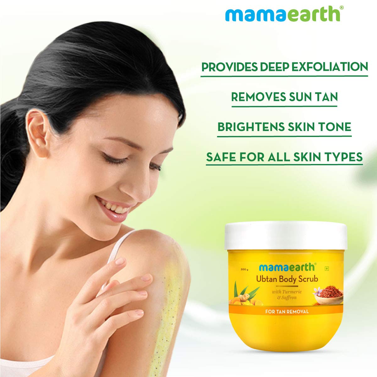 mamaearth ubtan body scrub price