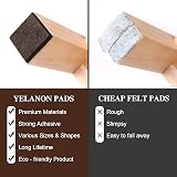 Yelanon Felt Furniture Pads 278 Pcs Self Adhesive Chair Leg Floor Protectors view 2