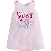 Baby Girls First Birthday Outfit 1st Birthday Cake Smash Dress Sleeveless Embroidery One Year Old Dress