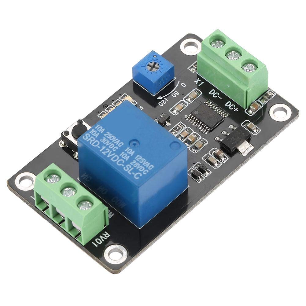 Adjustable Timer Relay Module, 5V 12V 24V DC, Self-Locking Delay for Industrial Automation Power Control - Image 5