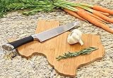 Oliva Italiana Bamboo Texas State Cutting Board Eco-Friendly, 100% Organic bamboo, Professional-Grade, and won't dull your blade. Please that gourmet in your life with the best cutting board.